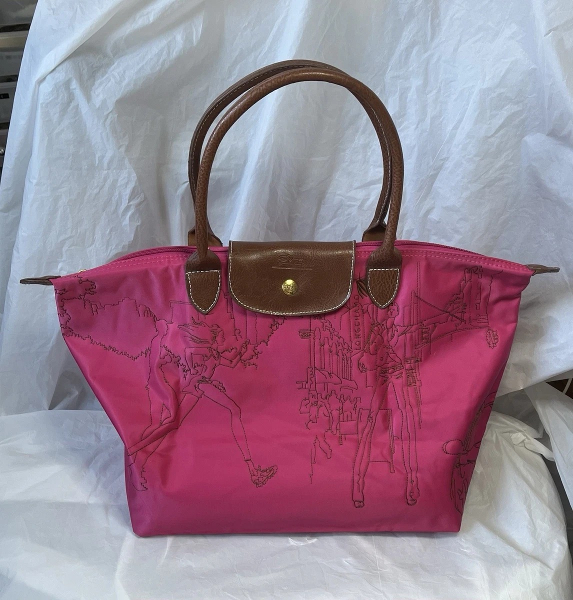 Longchamp Tote Pink Bags & Handbags for Women for sale - eBay