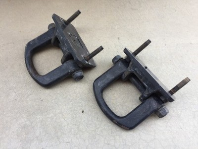 2006-2010 Hummer H3 PAIR Front Bumper Recovery Tow Hooks Set of 2 two 07 08 09