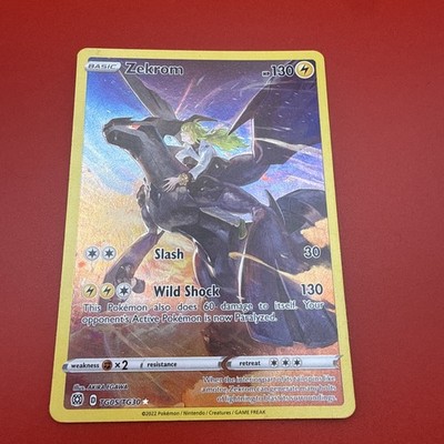 2022 Pokemon Brilliant Stars Zekrom TG05/TG30  Full Art Trainer Gallery