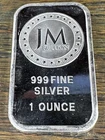 JM Bullion .999 Silver 1 Oz Bullion Reverse Proof Art Bar LOWEST PRICE!