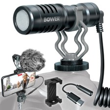 New Bower Cardioid Condenser Microphone for Smartphones and DSLRs