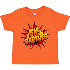 Inktastic Big Brother Super Hero Toddler T-Shirt Superhero Comic Book Child Kid