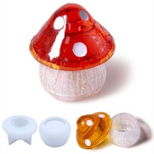 Resin Box Molds with Lids 3D Jar Silicone Mold Trinkets Storage Container Mold