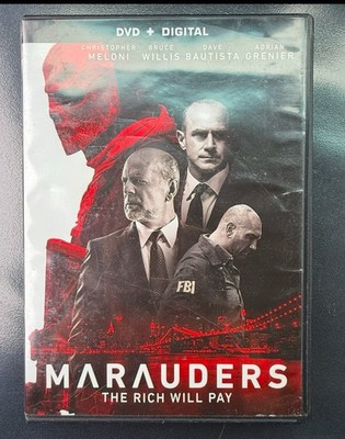Marauders DVD Movie Bruce Willis Christopher Meloni Tall/DVD Case Edition