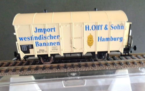 Fleischmann 5837 K gedeckter Güterwagen Kühlwagen H.Olff & Sohn Spur H0 OVP top | Zustand: Neu