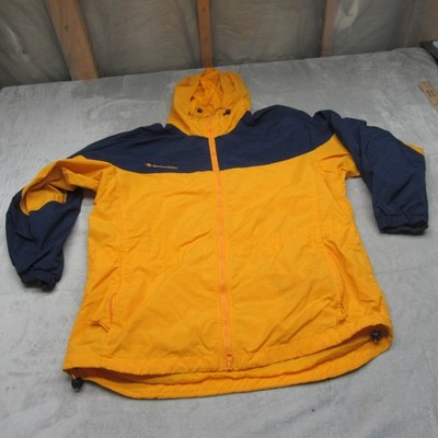 Columbia Jacket Womens Medium Yellow Wind Rain Winter Skiing Snow Waterproof VTG