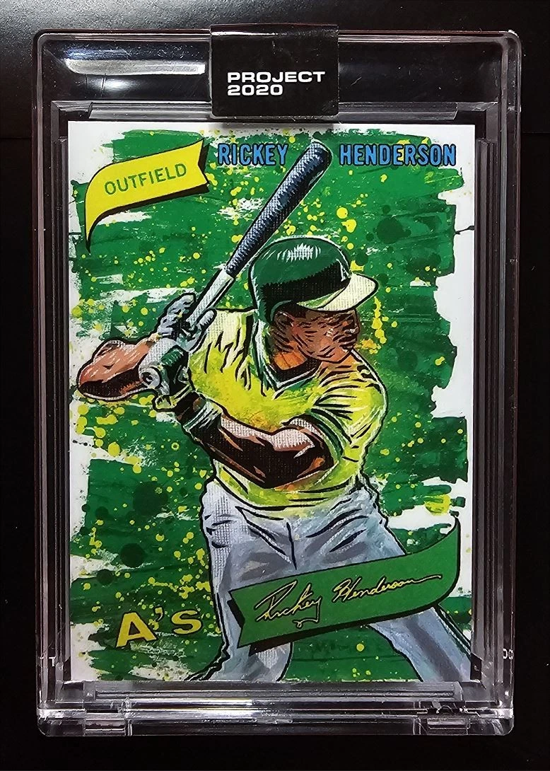 2020 Topps Project 2020 Rickey Henderson Oakland Athletics #57 Blake Jamieson