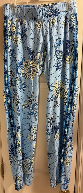 Women’s Lilly Pulitzer Bal Harbour Stretch Palazzo Pant XS Beach Summer