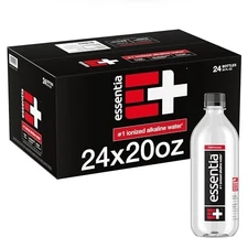 Essentia Water LLC, Ionized Alkaline Bottled Water, 20 Fl Oz ,Pack of 24.