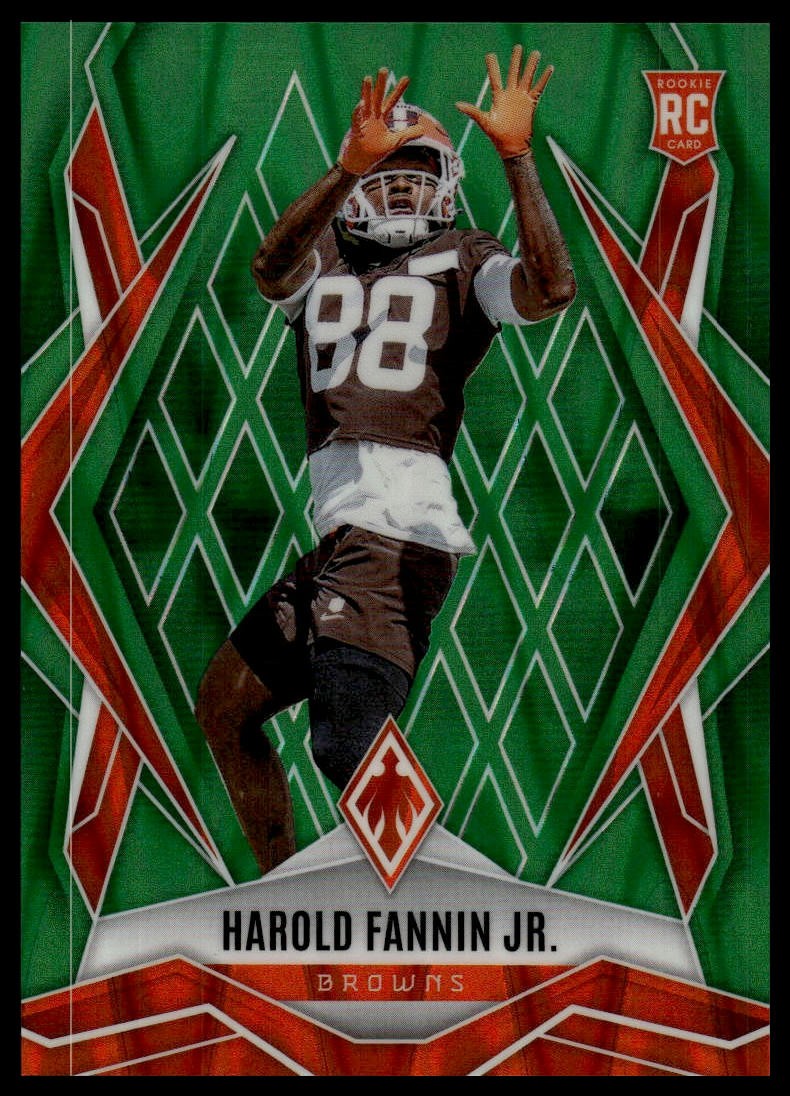 2025 Panini Phoenix Harold Fannin Jr #217 Green Seismic Rookie 8/25