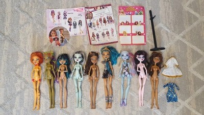 9 x monster high set Puppe mattel