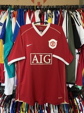 MANCHESTER UNITED 2006 2007 HOME FOOTBALL SHIRT SOCCER JERSEY NIKE 146814-648 XL