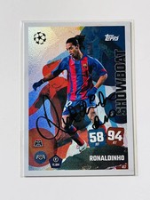 Ronaldinho  Hand-signed Topps Match Attax Showboat Signed Card (Barcelona) GA13