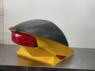 2003 Skidoo REV BEAVERTAIL TRUNK BOX LID BRAKE LIGHT COVER OEM YELLOW STORAGE