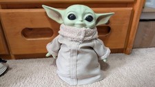 Star Wars The Mandalorian Baby Yoda The Child Grogu 11" Plush Toy Plastic Doll