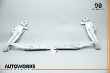 09-15 Jaguar XF XFR X250 Front Left Right Hood Hinge Bracket Set of 2 LHJ OEM