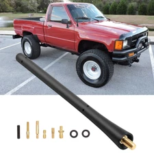 7" Black Replacement Mast AM/FM Radio Aerial Antenna For Toyota Pickup Truck
