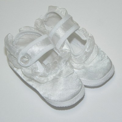 baptism booties girl