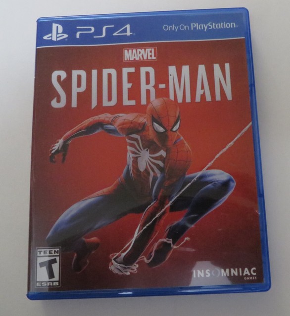 Replacement Case (NO GAME) Marvel Spider-Man Playstation 4 PS4 Replacement Case (NO GAME) Marvel Spider-Man Playstation 4 PS4