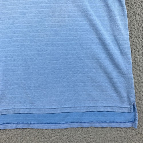 Nike Shirt Mens Large Blue Alpha Project Polo Golf Preppy Swoosh Pullover - Picture 7 of 12
