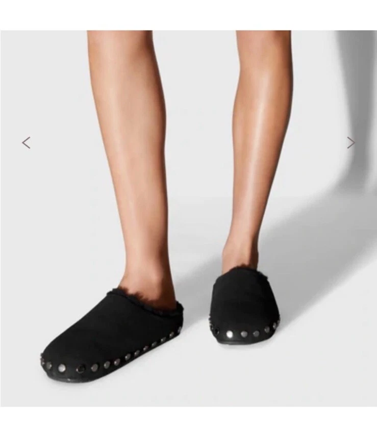 Zapatillas de gamuza Emu Australia x Rebecca Minkoff negras con tachuelas de monje talla 7 Foto 3 de 4