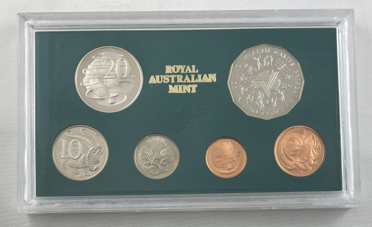 1982 Royal Australian Mint Proof Set - Coin Set Only - Great