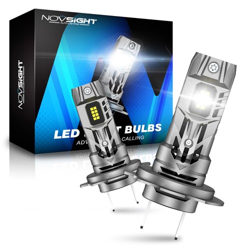 NOVSIGHT H4 H7 H11 H13 9004 9005 9006 9007 LED Headlight Bulbs Kit High Low Beam - Picture 19 of 21