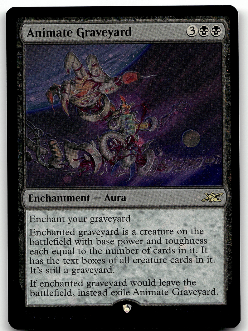 MTG Unfinity Animate Graveyard (Galaxy Foil) 351 Rare | eBay
