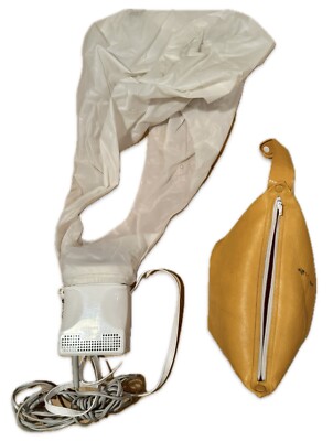 Krups Quick Air 400 Trockenhaube + Tasche Hair Hood Dryer Drier Vintage QuickAir