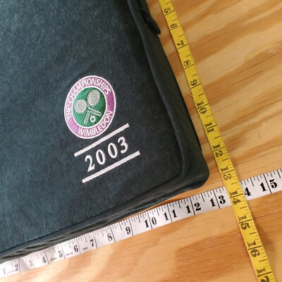 Vintage Seat Cushion Pad Wimbledon Tennis Championship 2003