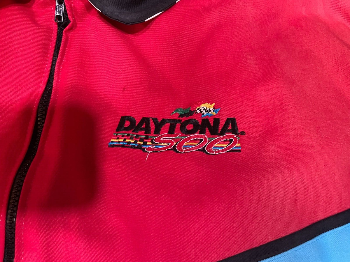 【403】ヴィンテージNASCAR 刺繍ロゴ　ナイロンジャケット 90s NASCAR Richard Petty 43 刺繍 ナイロン レーシング