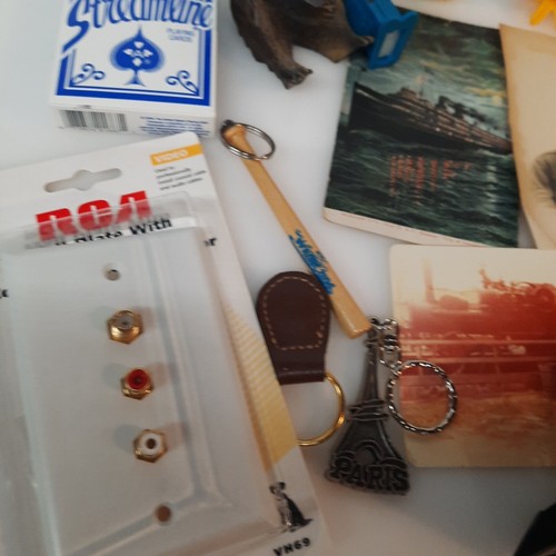 Junk Drawer Collectible Lot 20 Items Knife Pez Key Chain Wind Up Toys Photos - Picture 9 of 12