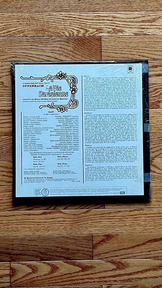 Offenbach La Vie Parisienne 1976 EMI / Angel box set. Manufactrue-sealed. NEW - Image 2 of 2