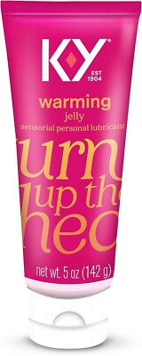 Warming Jelly Lube, Sensorial Personal Lubricant, Glycol Based Formula, 5 Fl Oz.