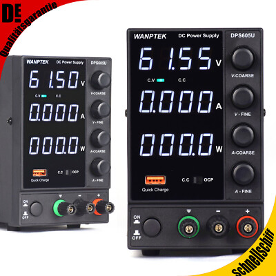 4-stellige 0USB Schaltnetzteil -30V/60V 0-5A/10A DC Labor Netzteil Einstellbare