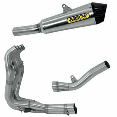 DOMINATOR GP1 Silenziatore Marmitta Per Kawasaki ZX10R 2004-2005 – Acciaio Inox Con DB Killer, 5 Anni Garanzia