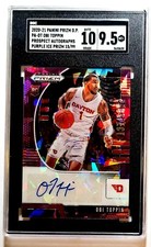 Obi Toppin 2020-21 Panini Prizm D.P. PA-OT Obi Toppin Prospect Autograph. SGC.