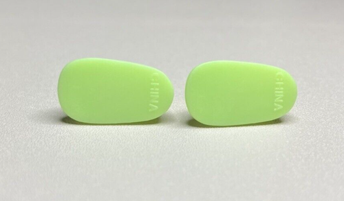 Vintage *Barbie* für Kelly: (oder 4 Zoll Puppe) limettengrüne Mary Jane Schuhe mit Schleife - Bild 6 von 6