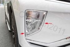 Front Fog Light Cover Trim for 18-21 Mitsubishi Eclipse Cross ABS Chrome Lamp
