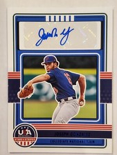 JOSEPH GONZALEZ 2023 Panini Stars & Stripes COLLEGE NATIONAL TEAM BLUE FOIL AUTO