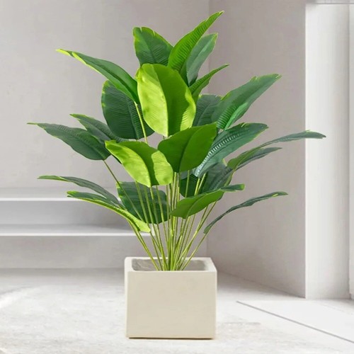 Real Touch Large Tropical Palm Tree Office Desktop Decoration - Picture 5 of 30
