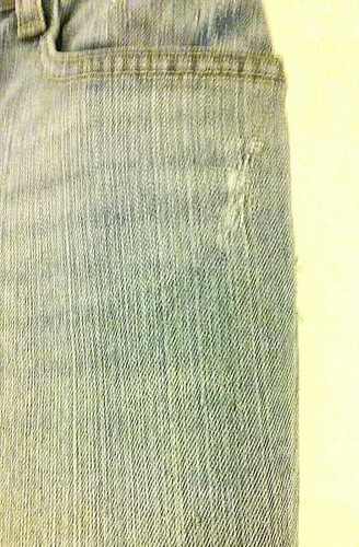 L.E.I Chelsea Jeans Lowrise Girls Size 10 R Blue Light Wash Zip Straight Leg - Picture 5 of 7