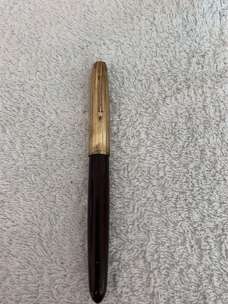 パーカー　51　Parker 万年筆　12k gold filled ビンテージ パーカー 51 Parker 万年筆 12k gold filled ビンテージ 文房具