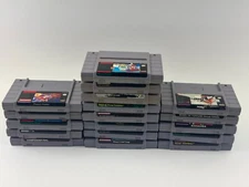 Authentic Super Nintendo SNES Game Lot Pick & Choose From Selection