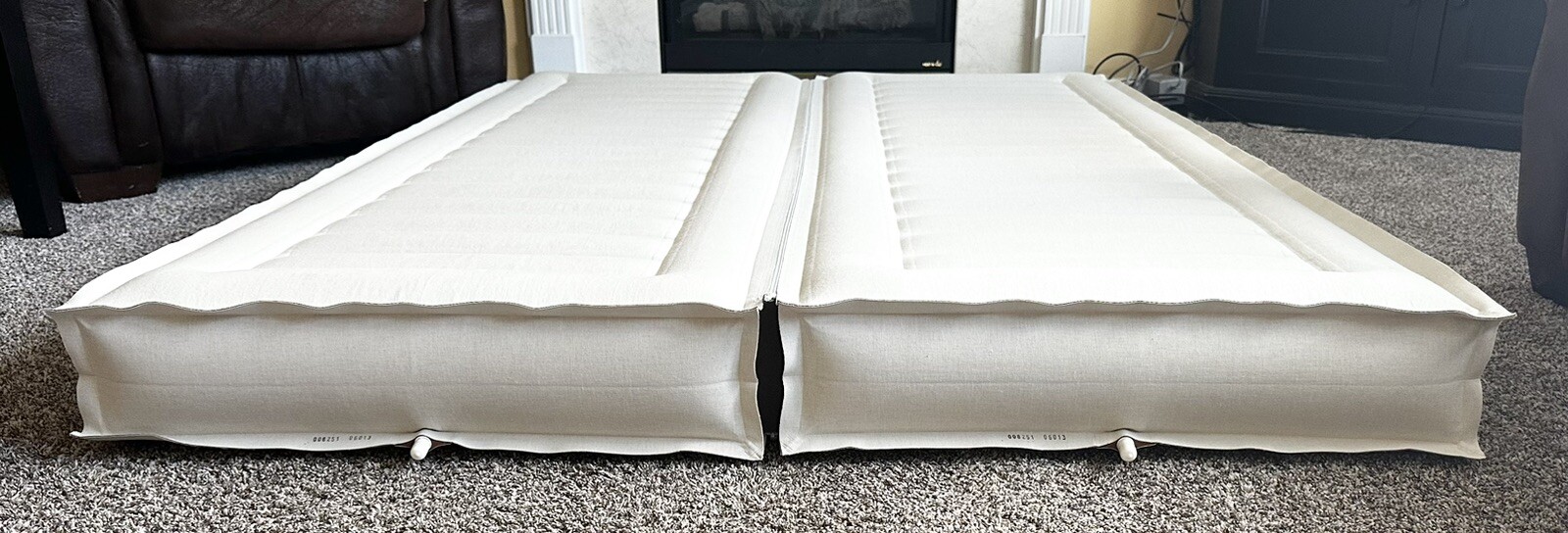 2 x Select Comfort Sleep Number Air Bed Chambers & Zipper, Queen Size
