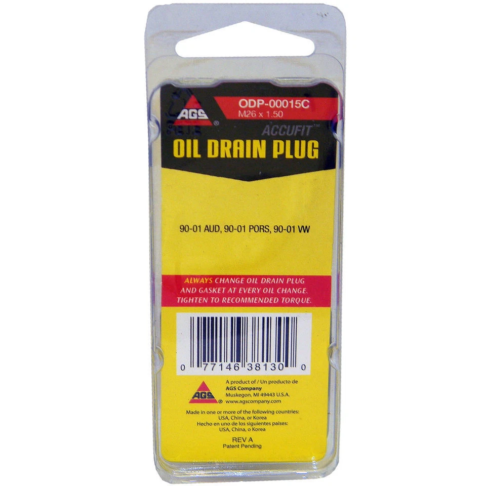 Tapón de drenaje de aceite del motor para Volvo 244 244.245 164 AGS COMPANY 1970-1987 Foto 2 de 3