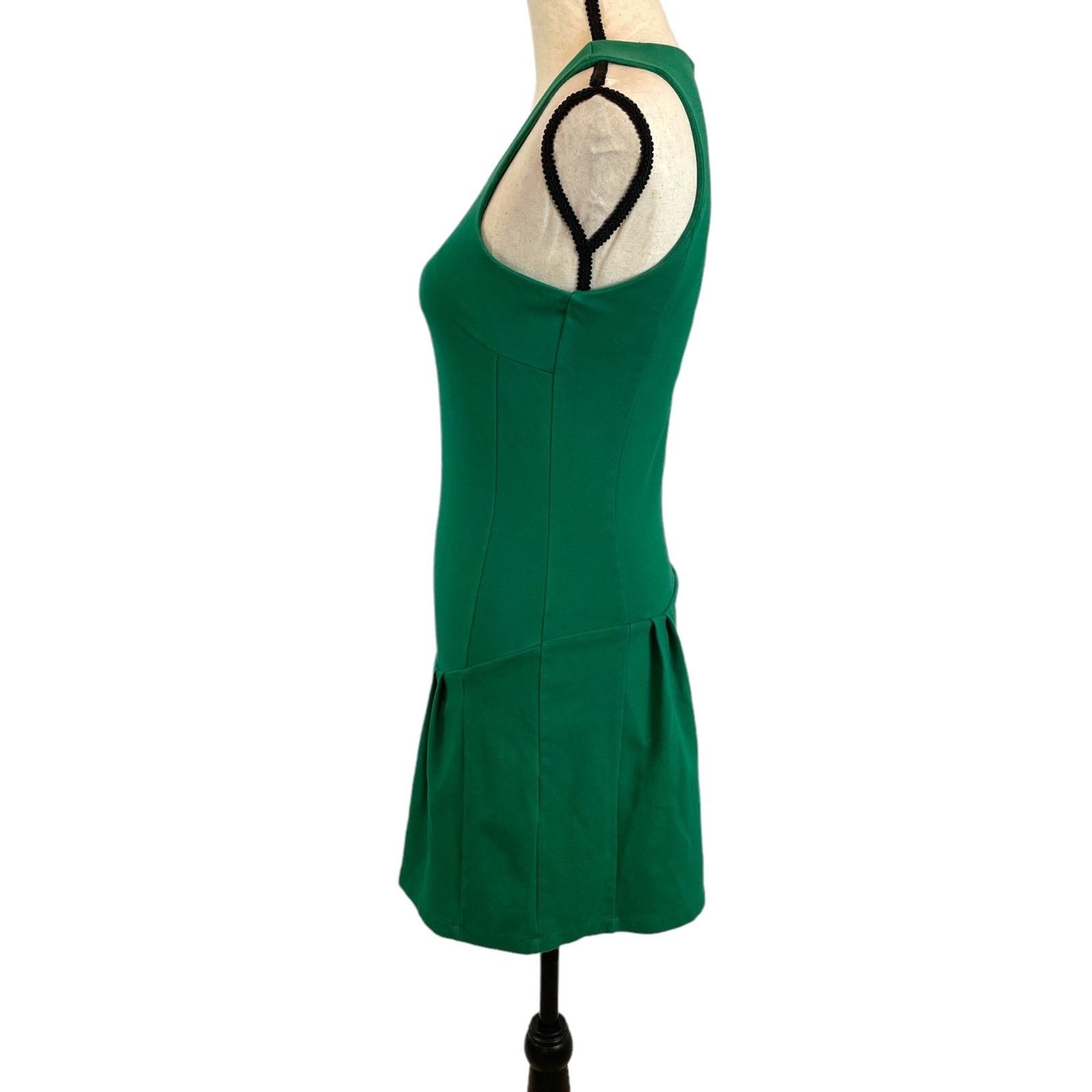ZARA BASIC EVENING COLLECTION GREEN SLEEVELESS MI… - image 5