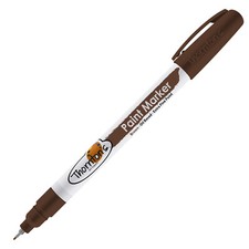 3 Thornton's Oil-Based Paint Marker For Tire Tread Rubbers Extra Fine Brown