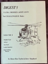 Ultra Modern Army Lists Vol. 2 -Challenger II War game - B. A .Rea-Taylor - 1989