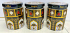 Crown Derby Style Ceramic Tea Coffee Sugar Canister Jar Set Storage Vintage Gift